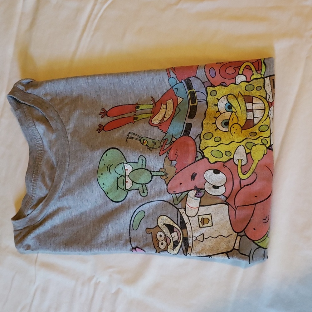 SpongeBob Gang Tee Tees Graphic Tee Vintage and Superb Condition - Picture 5 of 11